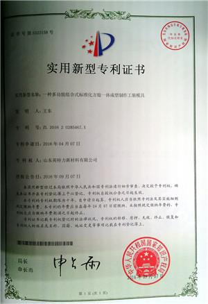 一體成型工裝模具專(zhuān)利